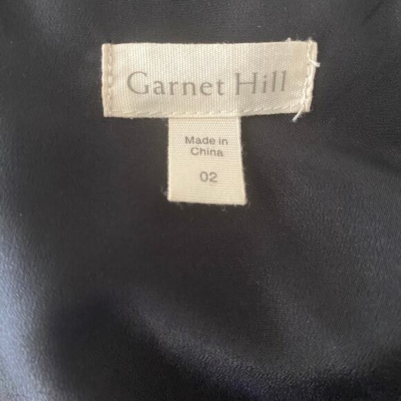 Garnet Hill Bohemian Floral Pocket Dress SZ 2 Drop Waist  Casual Chic Minimalist - Picture 4 of 10